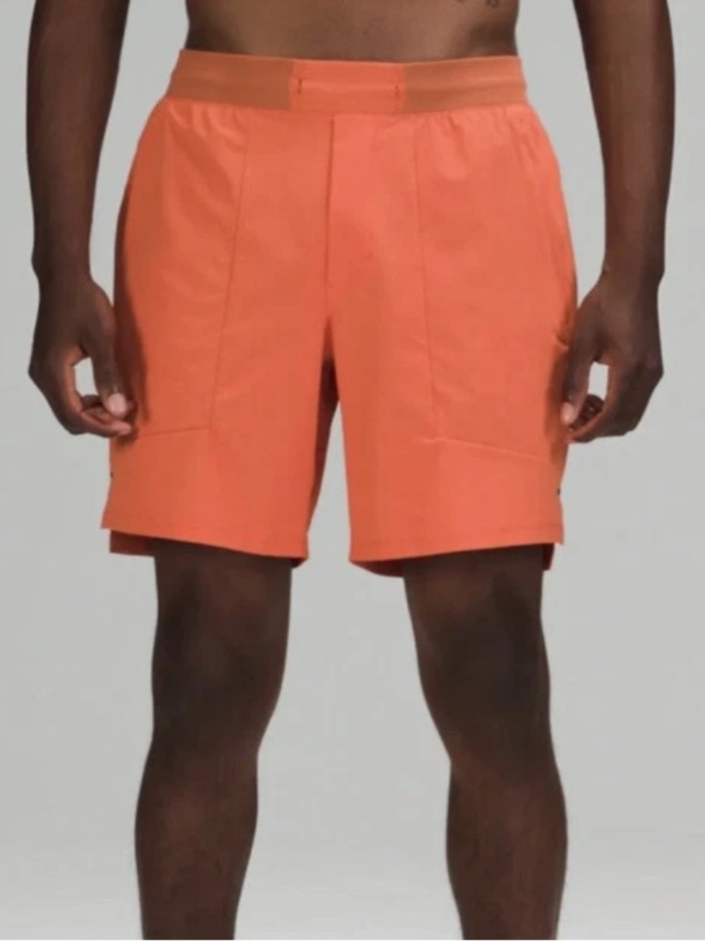 Lululemon License to Train Linerless Short Warm Coral